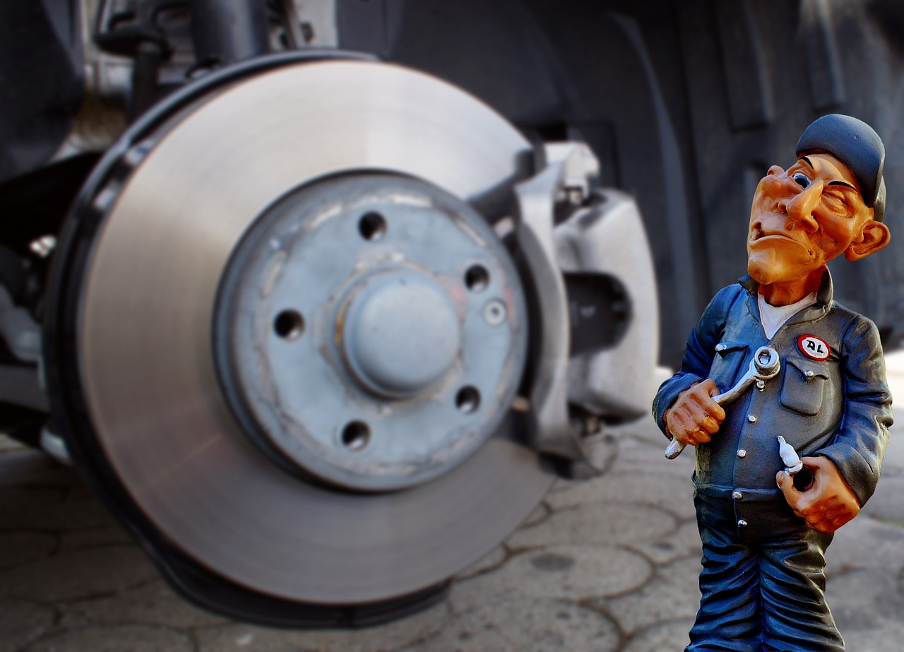 brake discs closeup